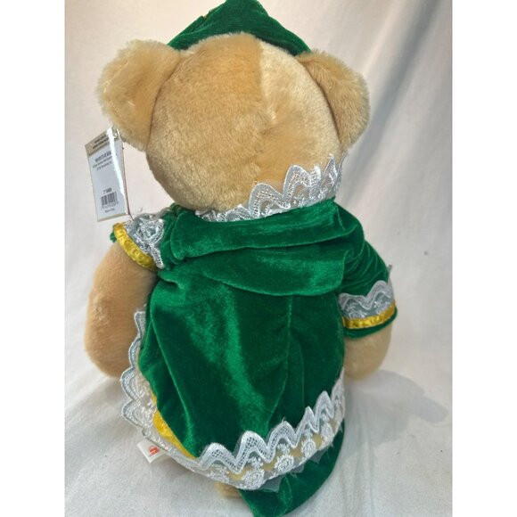 PBC International Irish Bear Plush Wearing Green Dress & Hat FLAWS - Picture 4 of 7
